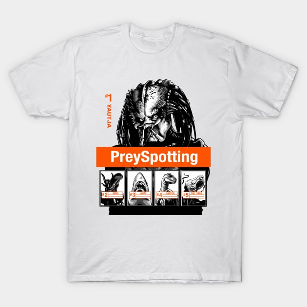 PreySpotting (White) T-Shirt by BER